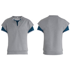 Stranger Things 2025 Erica Sinclair grau Shirt Cosplay Kostüm