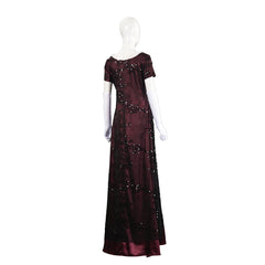 Titanic Rose Kleid Victorian Cosplay Kostüm Rot