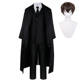 Bungo Streuner Hunde Dazai Osamu Cosplay Kostüm Outfits Halloween Karneval Anzug
