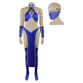 Mortal Kombat 4 Kitana Sexy Kostüm Outfits Halloween Karneval Jumpsuit