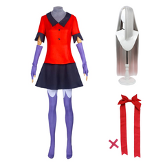 Vaggie Hazbin Hotel Vaggie rot Kostüm Cosplay Kostüm