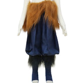 Demon Slayer Hashibira Inosuke Kinder Hose mit Kunstpelz Cosplay Outfits