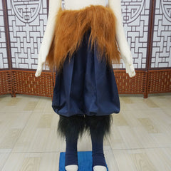 Demon Slayer Hashibira Inosuke Kinder Hose mit Kunstpelz Cosplay Outfits