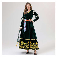 Brave Merida Kleid Legende der Highlands Merida Cosplay Halloween Kostüm