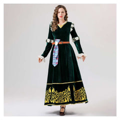 Brave Merida Kleid Legende der Highlands Merida Cosplay Halloween Kostüm