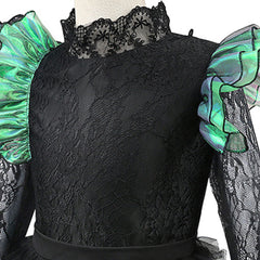 Mädchen Wicked Hexe Elphaba schwarz Kleid Cosplay Kostüm