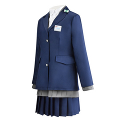 The Dangers In My Heart Anna Yamada blau Uniform Cosplay Kostüm