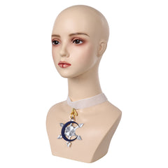 Luna Snow Perücke Halskette Ohrringe Luna Cosplay Perücke