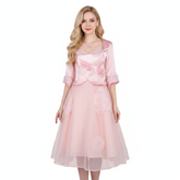 Wicked For Good Glinda rosa Kleid Cosplay Outfits