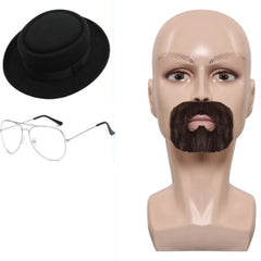 Breaking Bad Walter White Bart Hut Brille Cosplay Requisiten