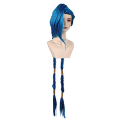 Jinx Perücke Arcane Leaguf of Legends Jinx Cosplay Perücke