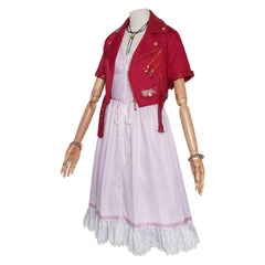 Aerith Gainsborough rot Kostüm Final Fantasy Aerith Cosplay Outfit