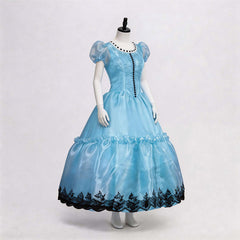 Alice in Wonderland Alice blau Kleid Cosplay Outfits