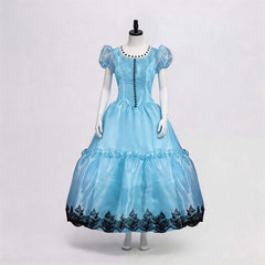 Alice in Wonderland Alice blau Kleid Cosplay Outfits