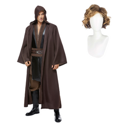 Anakin Skywalker Cosplay Kostüm braun Version