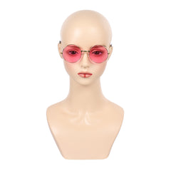 Angel Dust Hazbin Hotel Angel Dust rosa Brille Cosplay Requisite