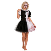 Art The Clown Terrifier Crossplay schwarz weiĂ Kleid