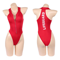 Baywatch Victoria Leeds Sommer Bademode rot Einteiliger Badeanzug
