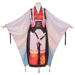 Demon Slayer Mitsuri Kanroji Rot Kostüm Sets Feuerpferd Jahr Mitsuri Cosplay Outfit