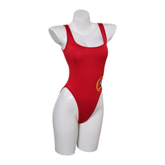 C.J. Parker Baywatch Damen Sommer rot Bademode einteiliger Badeanzug