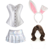 Hannah Wells Korsett Kaninchen kostüm Set Off Campus 2026 Hannah Cosplay Outfits