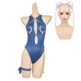 Chun Li Street Fighter Sommer Badeanzug einteilige Bademode