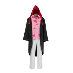 Corazon One Piece rosa Kostüm Donquixote Rosinante Cosplay Outfits