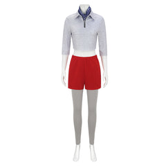 Stranger Things Eleven 11 Damen grau Kostüm Cosplay Outfit