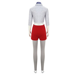 Stranger Things Eleven 11 Damen grau Kostüm Cosplay Outfit