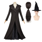 Elphaba Kostüm Wicked: For Good (2025) Elphaba schwarz Cosplay Kostüm Hut Perücke