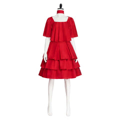 Frieren rot Kleid Sousou no Frieren Frieren Cosplay Outfits