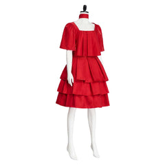 Frieren rot Kleid Sousou no Frieren Frieren Cosplay Outfits