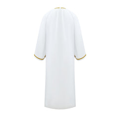 Good Omens Aziraphale weiß Robe Angel Aziraphale Cosplay Outfits