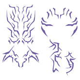 HUNTRIX Rumi Purple Tattoo-Sticker Cosplay Requisite