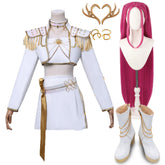 HUNTRIX Mira Soundtrack Kostüm KPop Demon Hunters Mira weiß Cosplay Outfits-schuhe