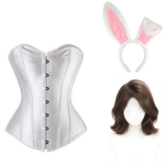 Hannah Wells Korsett Kaninchen kostüm Set Off Campus 2026 Hannah Cosplay Outfits