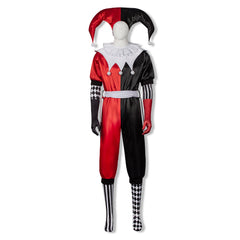 Harley Quinn rot schwarz Uniform Cosplay Kostüm