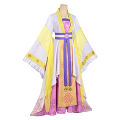 Huang Linglin Hanfu Though I Am an Inept Villainess Kou Reirin Cosplay Kostüm