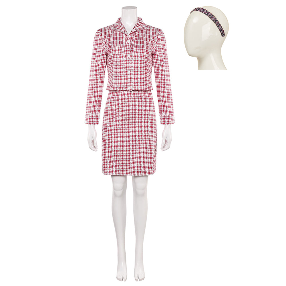 Invisible Woman rosa Outfits The Fantastic Four: First Steps (2025) Sue Storm Kostüm mit Stirnband