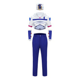 JoJo‘s Bizarre Adventure Johnny Joestar blau Kostüm Set Cosplay Outfit