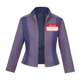 Judy Hopps lila Jacke Zoomania Judy Cosplay Outfits mit Namensschild