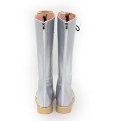 KPOP Demon Hunters Golden HUNTRIX Rumi schwarz-gold Stiefel Cosplay Schuhe