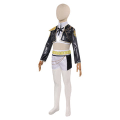 Kinder Mädchen Huntrix Rumi Gold schwarz weiß Kostüm Cosplay Outfits
