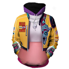 Kpop Demon Hunters 2025 HUNTRIX Rumi gelb Hoodie Jacke Outfits