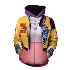 Kpop Demon Hunters 2025 HUNTRIX Rumi gelb Hoodie Jacke Outfits