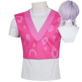 Mystery Rosa Weste Boygroup Dämon Mystery Cosplay Outfits