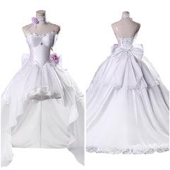 Kurumi Tokisaki weiß Kleid Date A Live Kurumi Cosplay Kostüm