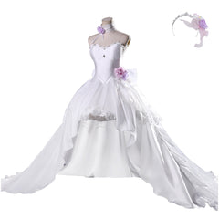 Kurumi Tokisaki weiß Kleid Date A Live Kurumi Cosplay Kostüm