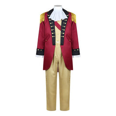 Männer Militär Offizier Kostüm Kolonial Uniform George Washington Outfits