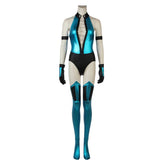 Mortal Kombat Kitana grün Jumpsuit Cosplay Kostüm